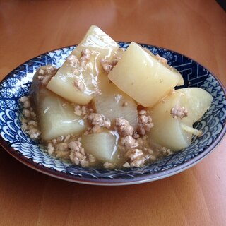 大根のそぼろあんかけ煮♪